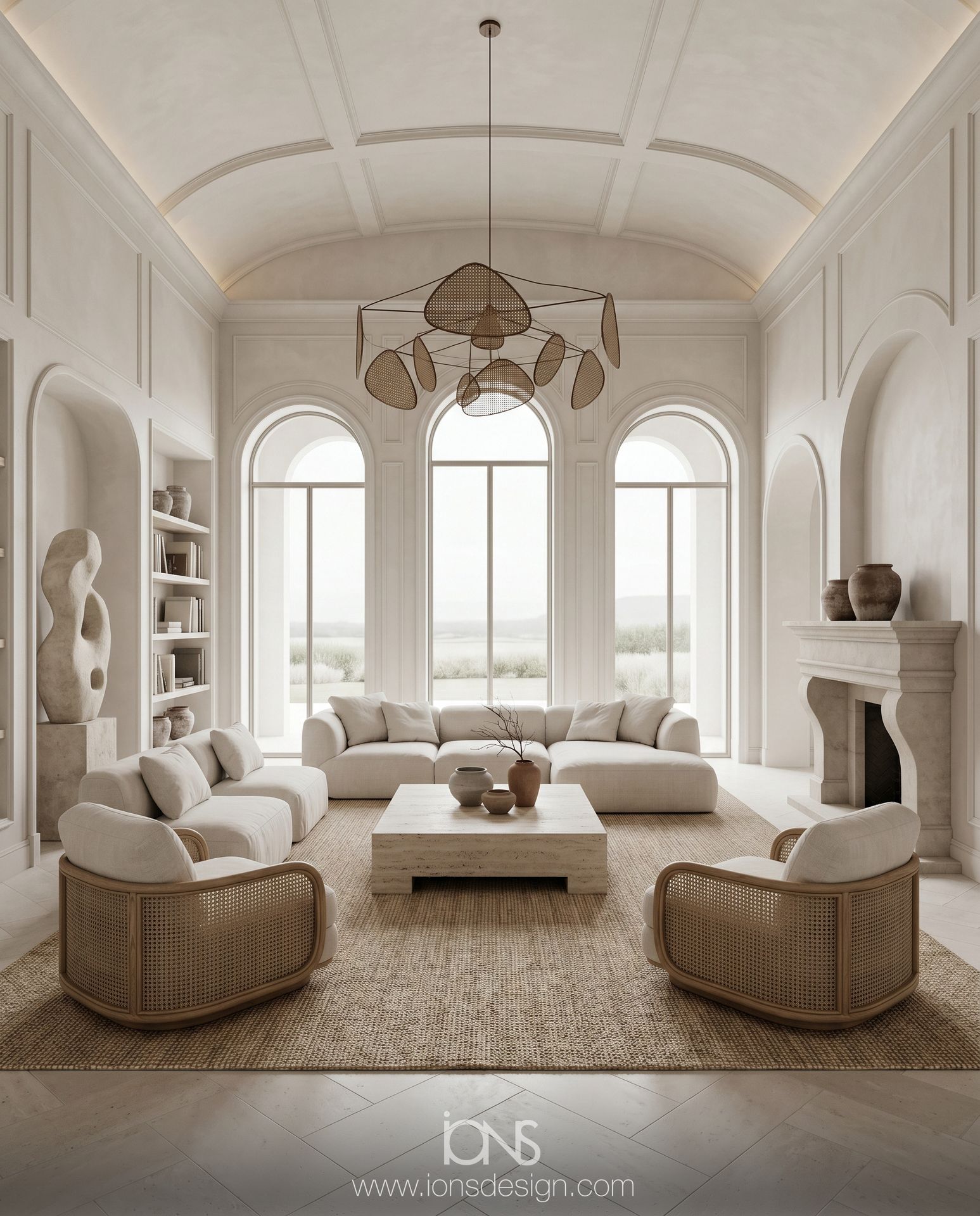 The Serene Sahara Mansion | Riyadh | IONS Design